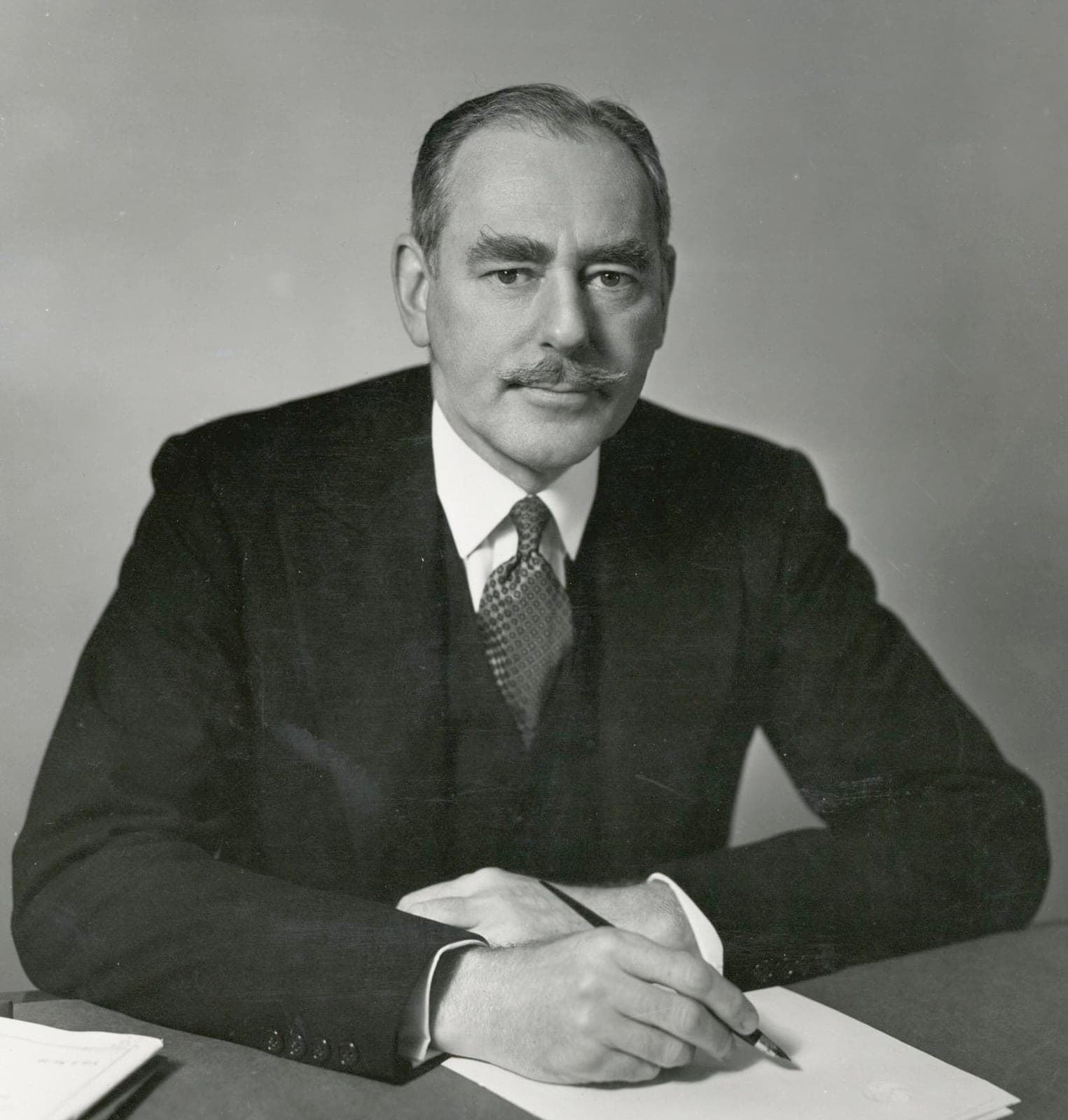 Dean Acheson, U.S. Secretary of State, official portrait, c. 1949