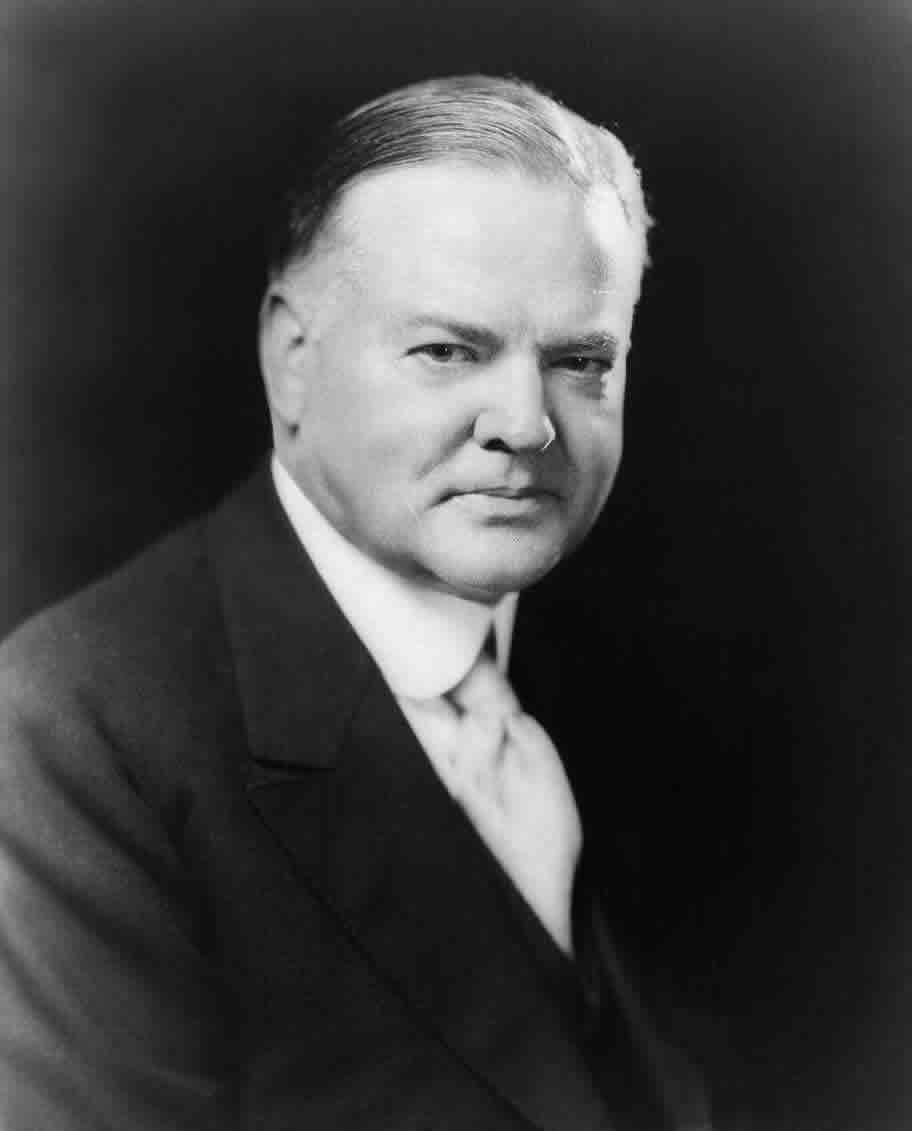 Herbert Hoover, head-and-shoulders portrait, c. 1928, during his Commerce Secretary years