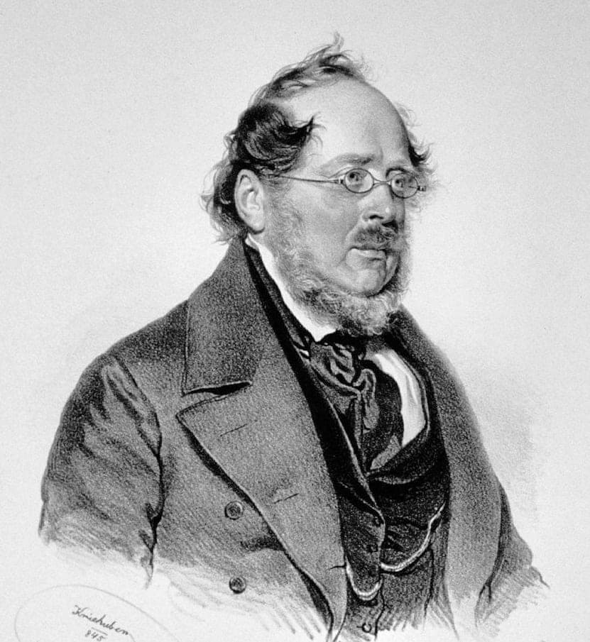 Friedrich List, portrait, 1845
