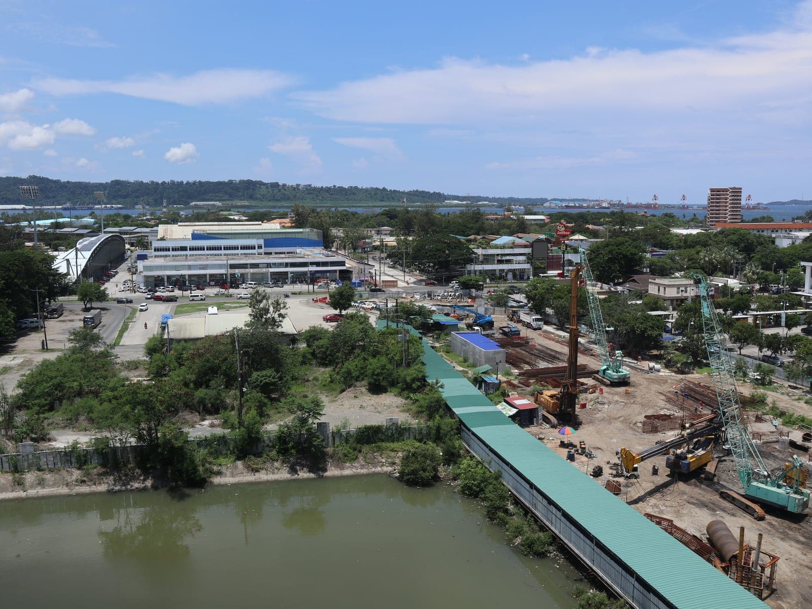 Aerial view of Subic Bay Freeport Zone, Luzon, anchor site of the Pax Silica Economic Security Zone